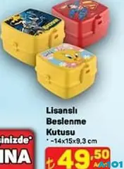 LİSANSLI BESLENME KUTUSU fiyat ve kampanya bilgisi
